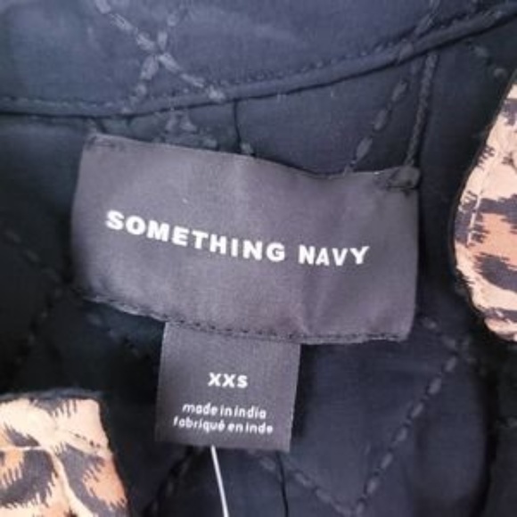 Something Navy Reversible Quilted Jacket leopard - Picture 4 of 4